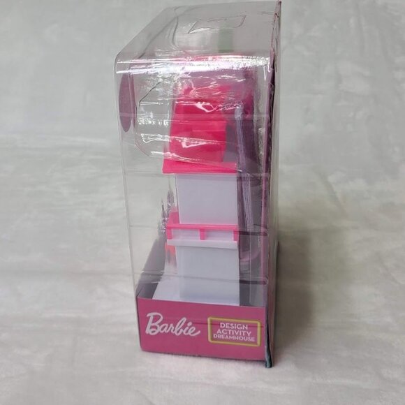 Barbie Design Activity Dreamhouse With Pad Stencil Stampers Pen Crayons New - Picture 5 of 7